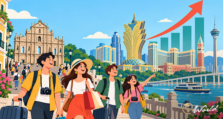 Macau Visitor Arrivals Rise 8.5% as Gaming Growth Slows Macau Visitor Arrivals Rise 8.5% as Gaming Growth Slows
